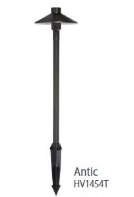 ANTIC Antique Brass 3.2w LED Garden Spike Light